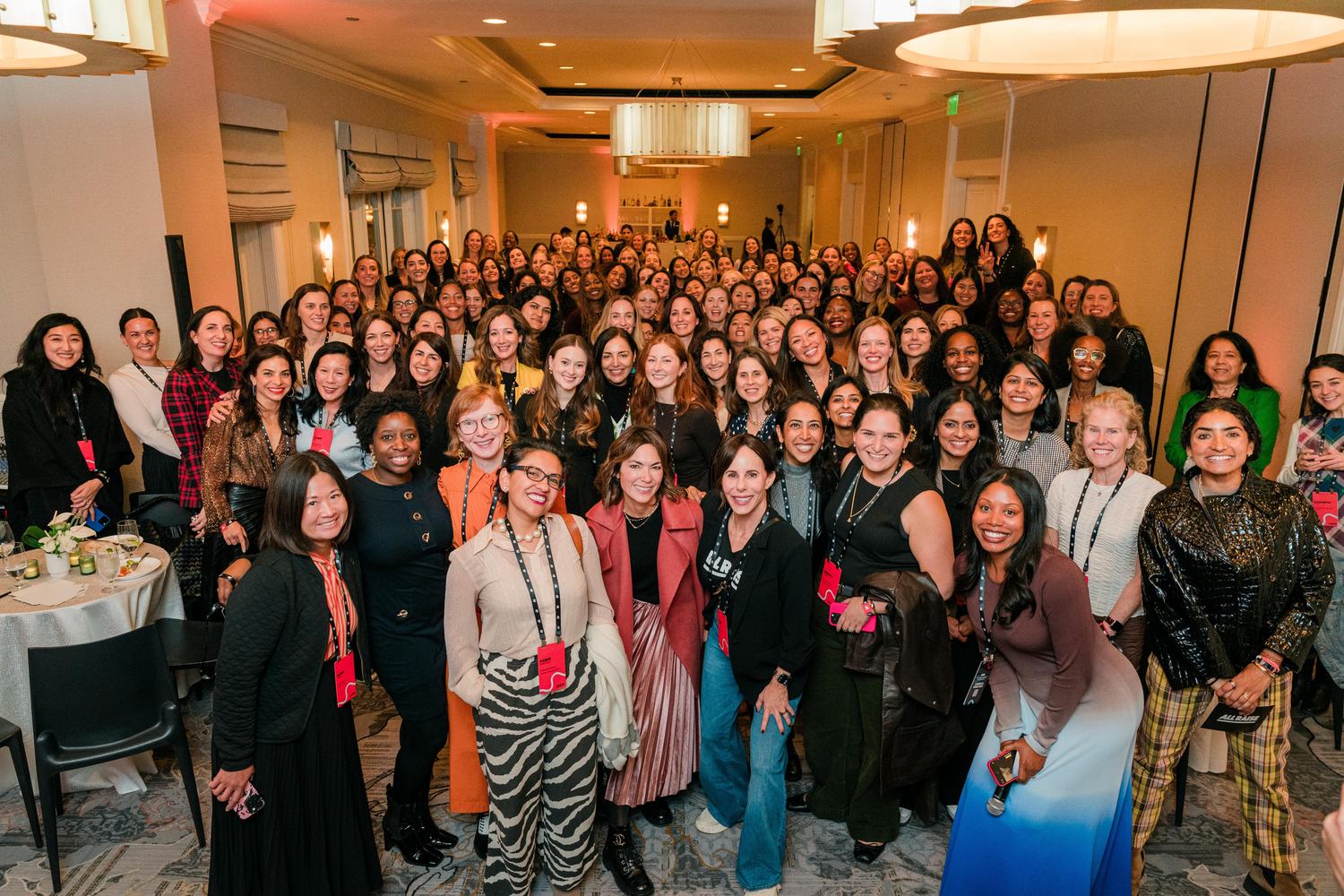 Group photo of attendees at 2025 All Raise VC Summit.